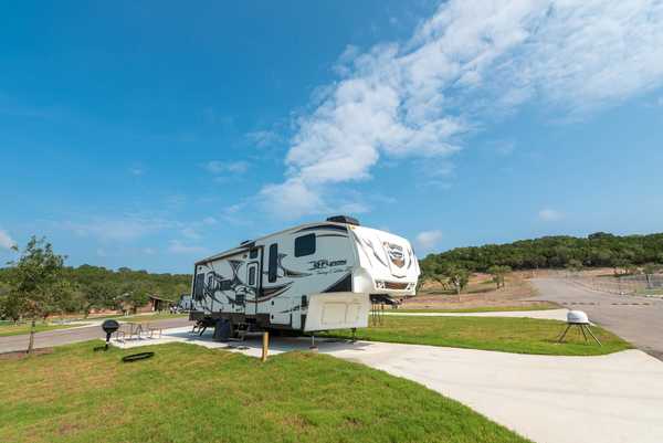 Red Carpet Pull-Thru RV (Unlevel)