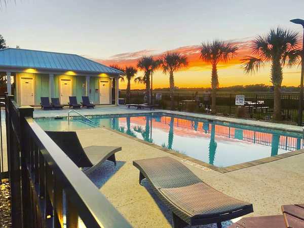 Heated Pool Opening