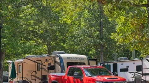 Red Carpet with Patio Pull-Thru RV Site — image 2 of 5