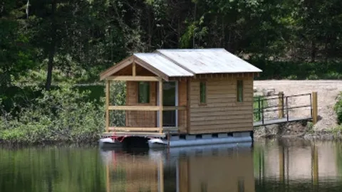 Floating Rustic Cabin on the Water — image 1 of 1