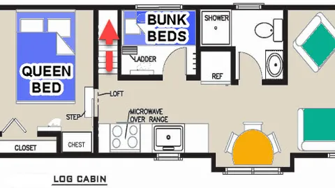 Log Cabin with Loft (Pet-Friendly) — image 11 of 11