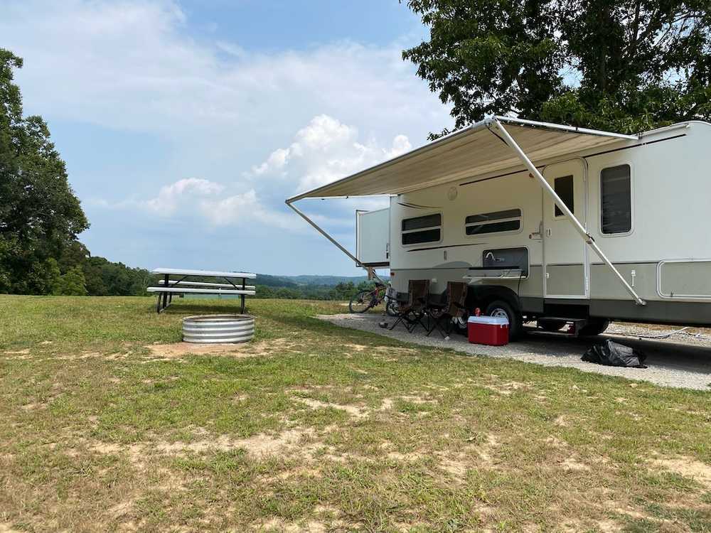 Standard Back-in Water Electric RV Site
