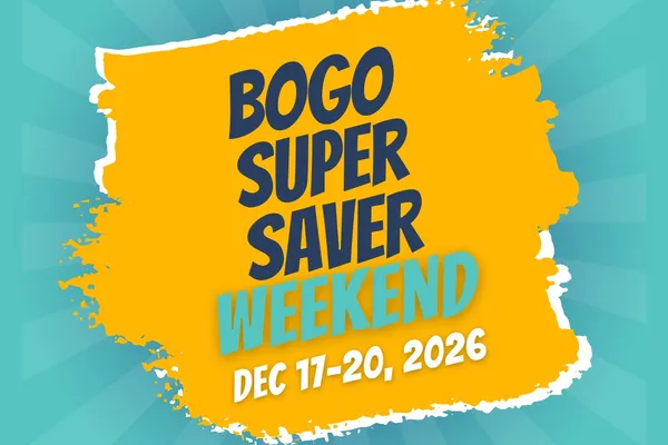 SUPER SAVER Weekend - December 2026