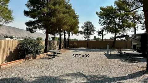 Premium Private 20/30/50 Amp Shaded Gravel RV Pad | FHU | 25' WIDE x 80' DEEP | CAMPSITE# — image 2 of 3