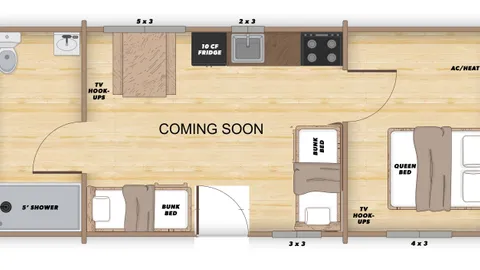 Camping Cabin (Full Bathroom) Large ADA — image 1 of 1