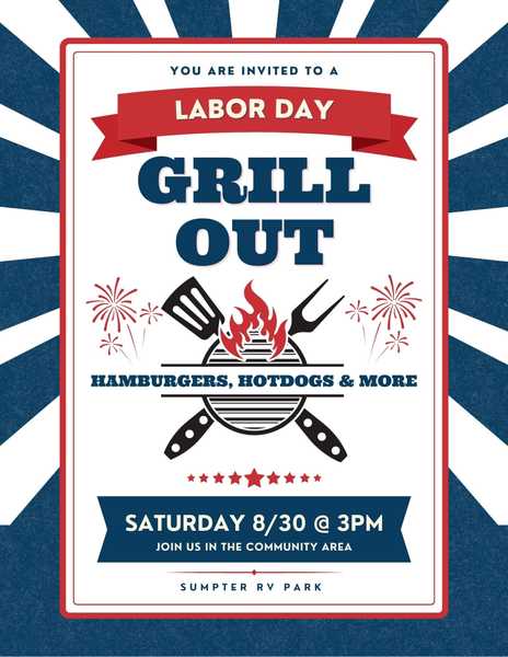 🍔🌭 Labor Day Weekend Grill Out! 🌭🍔