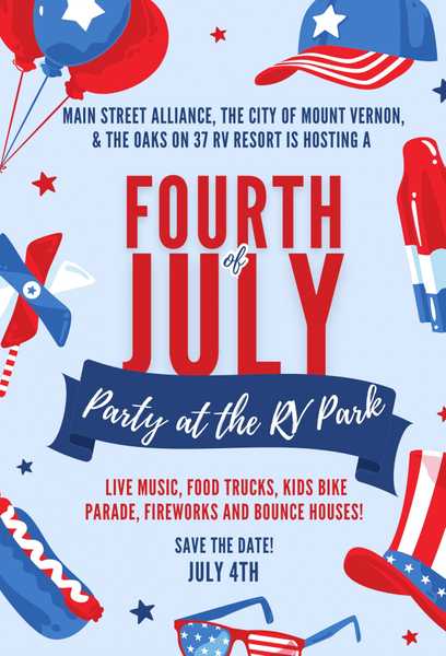 Mount Vernon July 4th Party at the Park