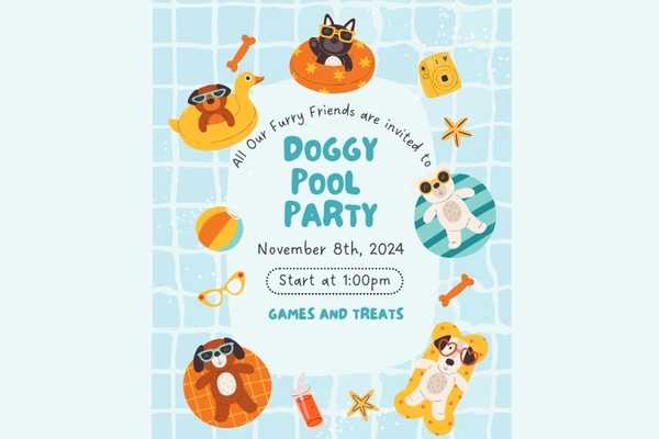 Doggie Pool Party