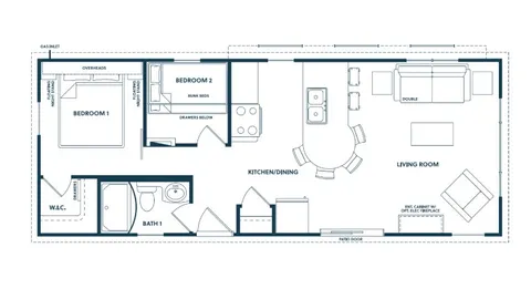 The Pines - 2-Bedroom Resort Cottage — image 9 of 9