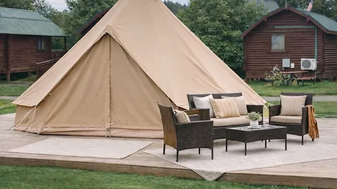 Glamping Bell Tent with Electric — image 1 of 3