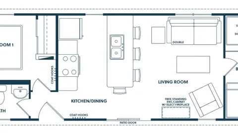 2 Bedroom Lakefront Resort Cottage Balmoral / Chalet avec 2 chambres au bord du lac Balmoral — image 7 of 7