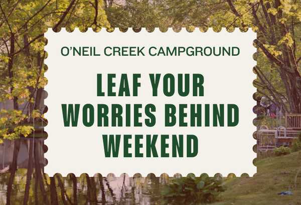 Leaf Your Worries Behind Weekend