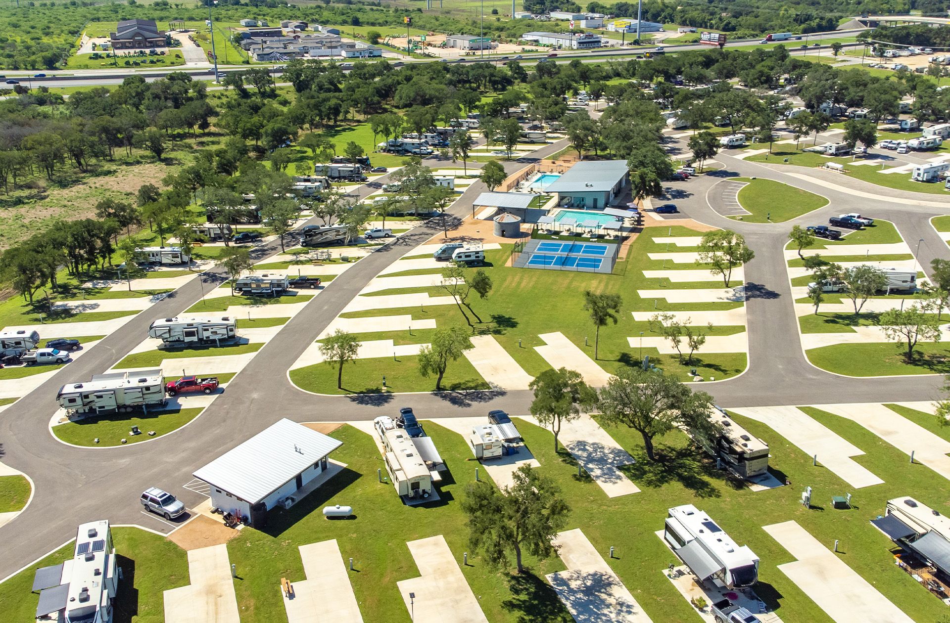 Treeside RV Resort, New Braunfels, Texas