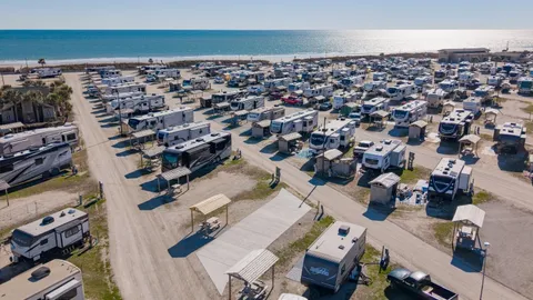 Beach Pull Thru Site- Concrete Pad — image 1 of 6