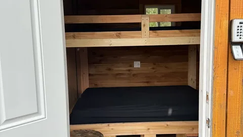 Hut 1 - 2 Double Bed, Bunk beds (No Bedding Included) — image 2 of 3
