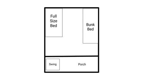 1 Room Camping Cabin -Without Bathroom — image 4 of 4