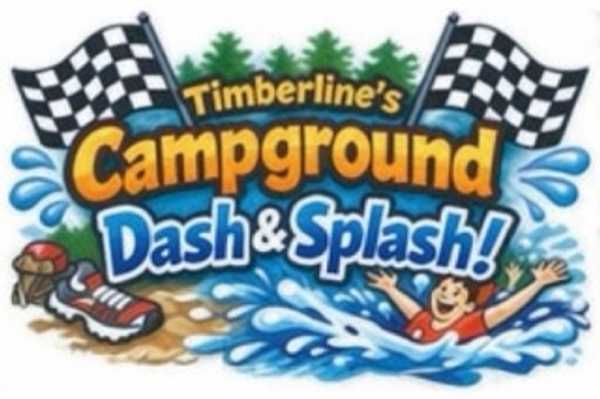 🏁💦 Timberline’s “Campground Dash & Splash!” 💦🏁