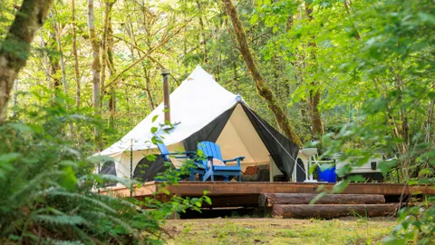 Creekside Furnished Glamping Tent — image 1 of 11