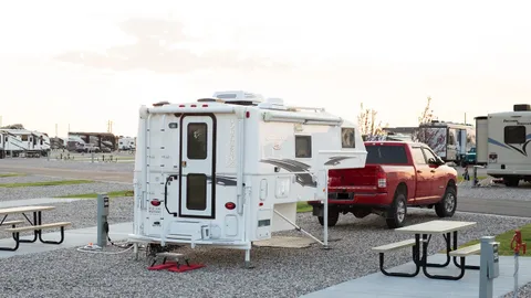 62' Back-In RV Site- 30/50 Amp - Full hookups — image 1 of 1